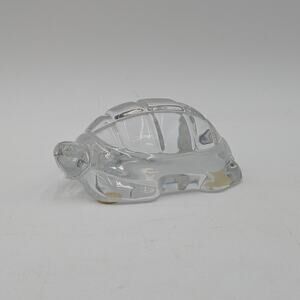Baccarat Crystal Turtle Paperweight